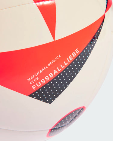 Ballon Fussballliebe Club Adidas 2024 Blanc/Rouge/Noir ( UEFA EURO 2024 )