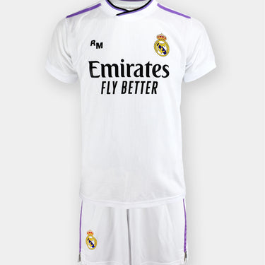 Kit Real Madrid Junior Domicile Vini Jr. 2022/23 Roger's Replica ( Vinícius Júnior )
